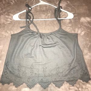 Sage Green Tied Tank
